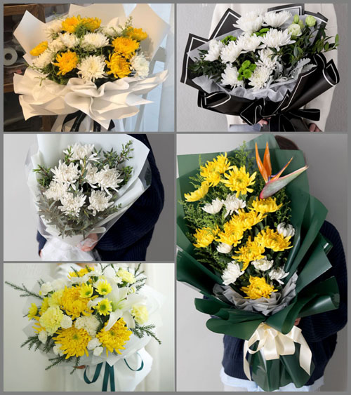 山东滨州滨城区秦皇台乡东张集东街村白事花束代送